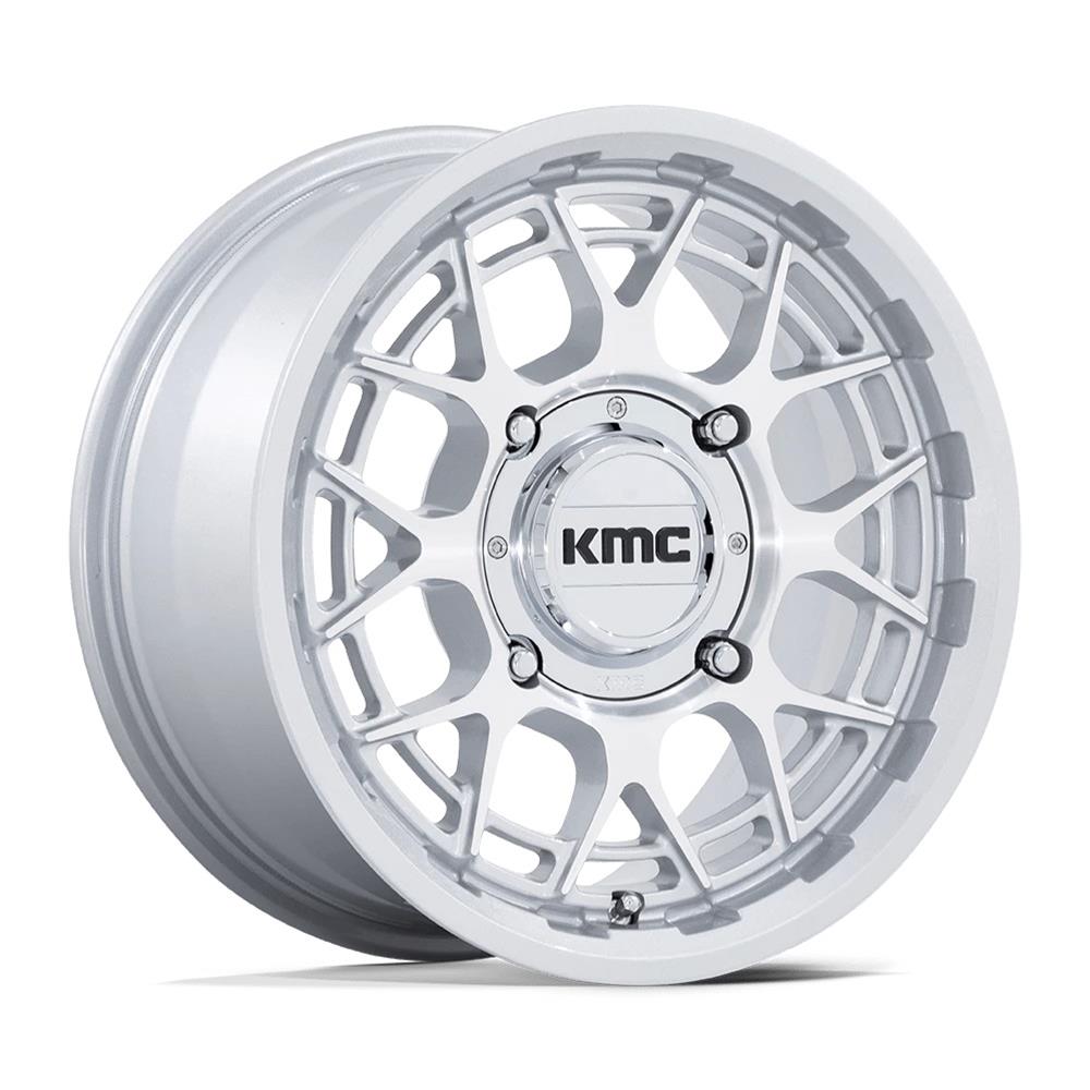 KMC KS139SD15701238 KMC KS139 Technic UTV Silver with Machined Face ...