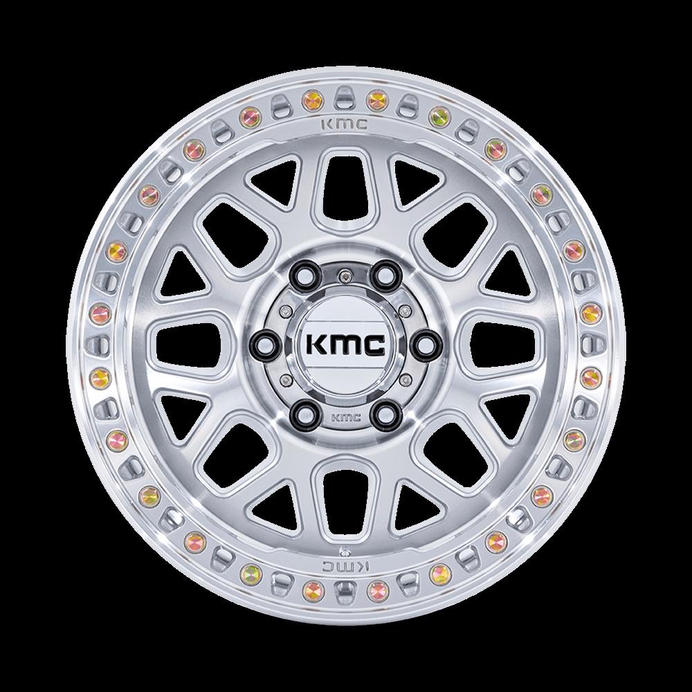 KMC KM54978568400 KMC KM549 GRS Gloss Silver with Machined Face
