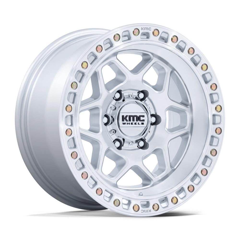 KMC KM553SD17856800 KMC KM553 Torx Gloss Silver Wheels with