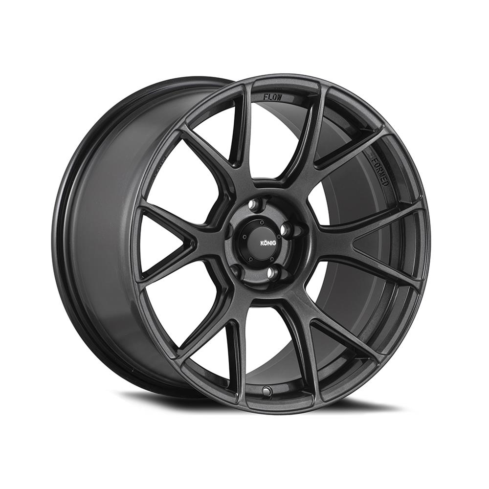 Konig Ampliform Dark Metallic Graphite Wheels | Summit Racing