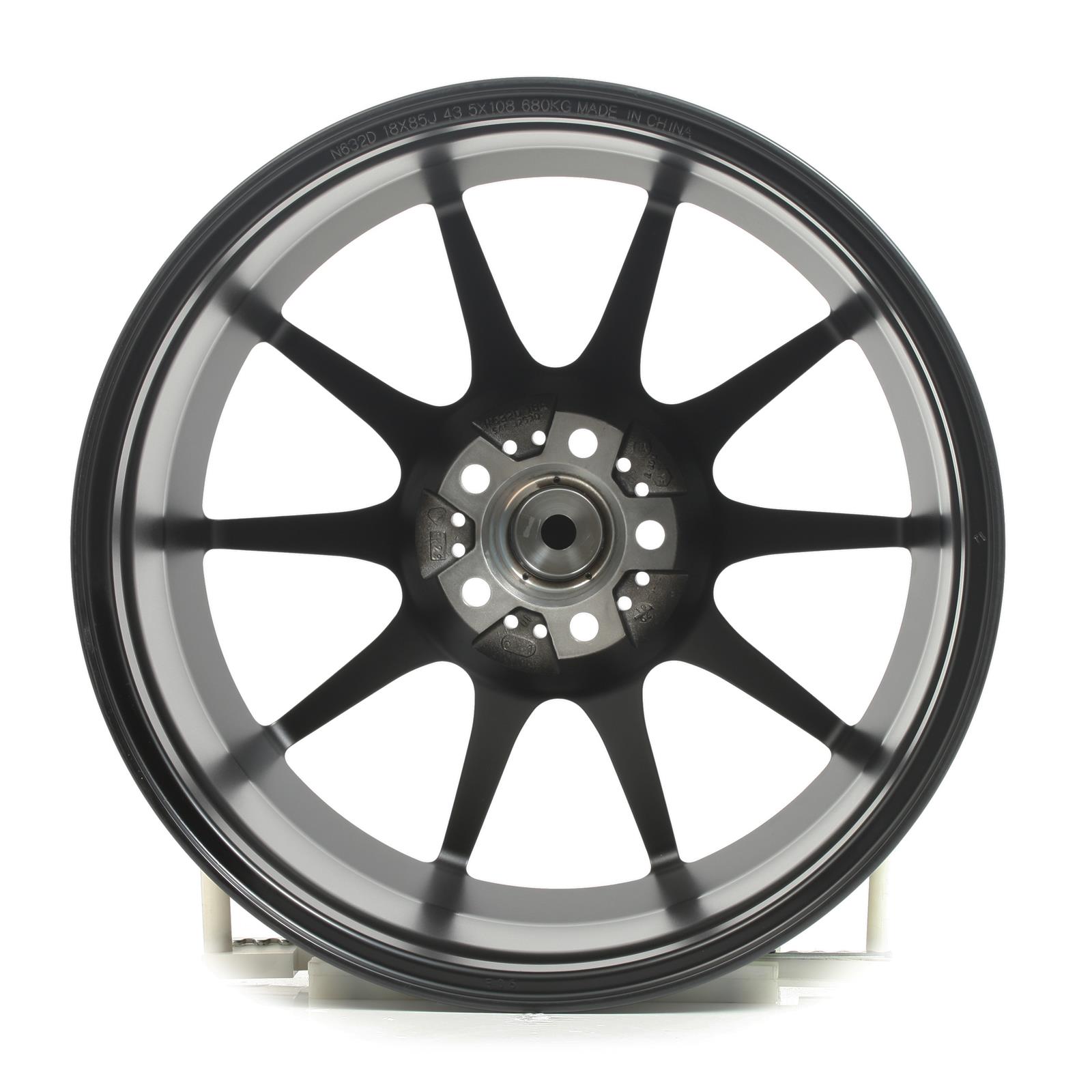 Konig Dekagram 18x8.5 5x108 ET43 Semi-Matte Black thumbnail 3