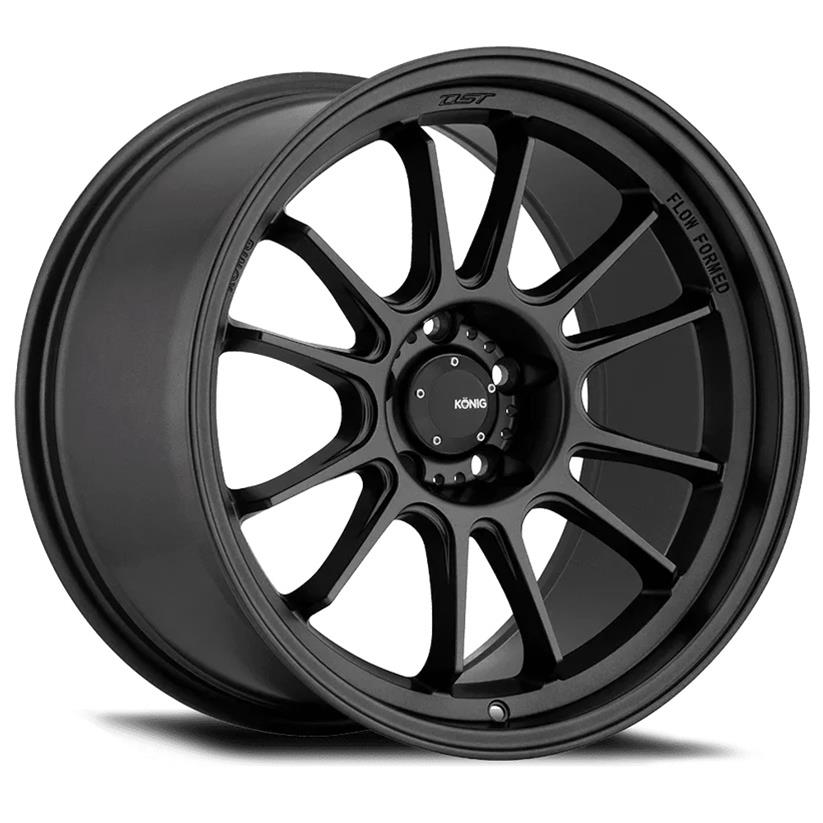 Konig Wheels HG98514255 Konig Hypergram Matte Black Wheels
