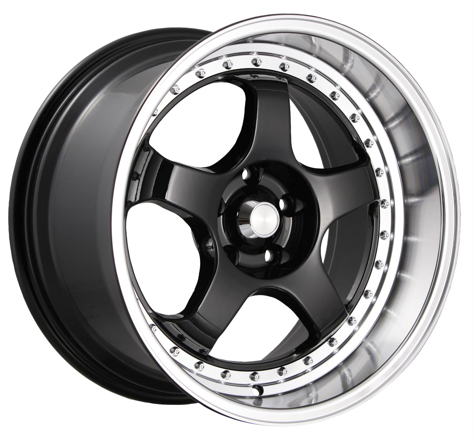 Crown Rims Konig Wheels SS88514355 Konig SSM Gloss Black Wheels with Machined Lip ...