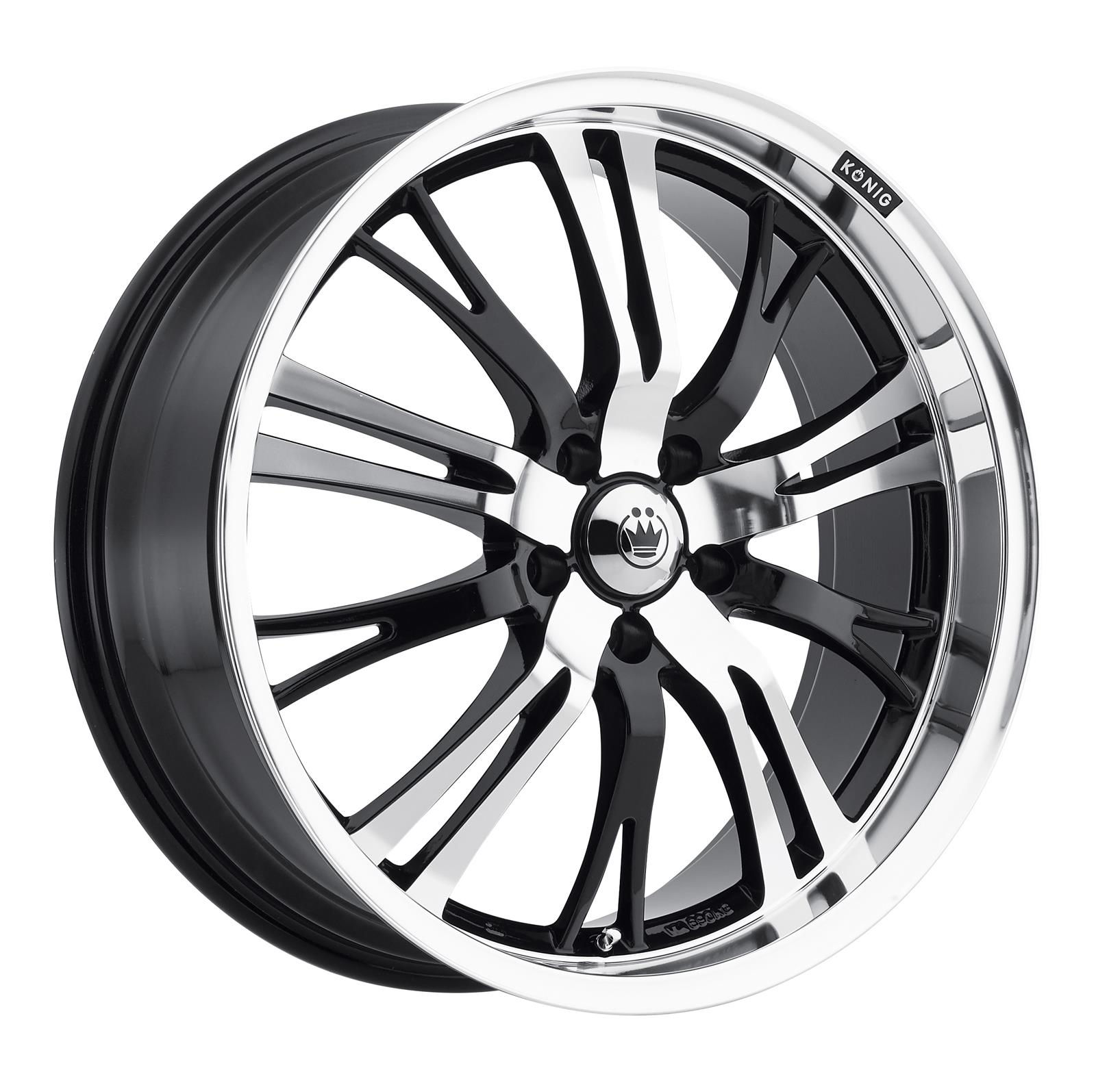 König Konig Wheels UN78T04455 Konig Unknown High-Gloss Black Wheels with