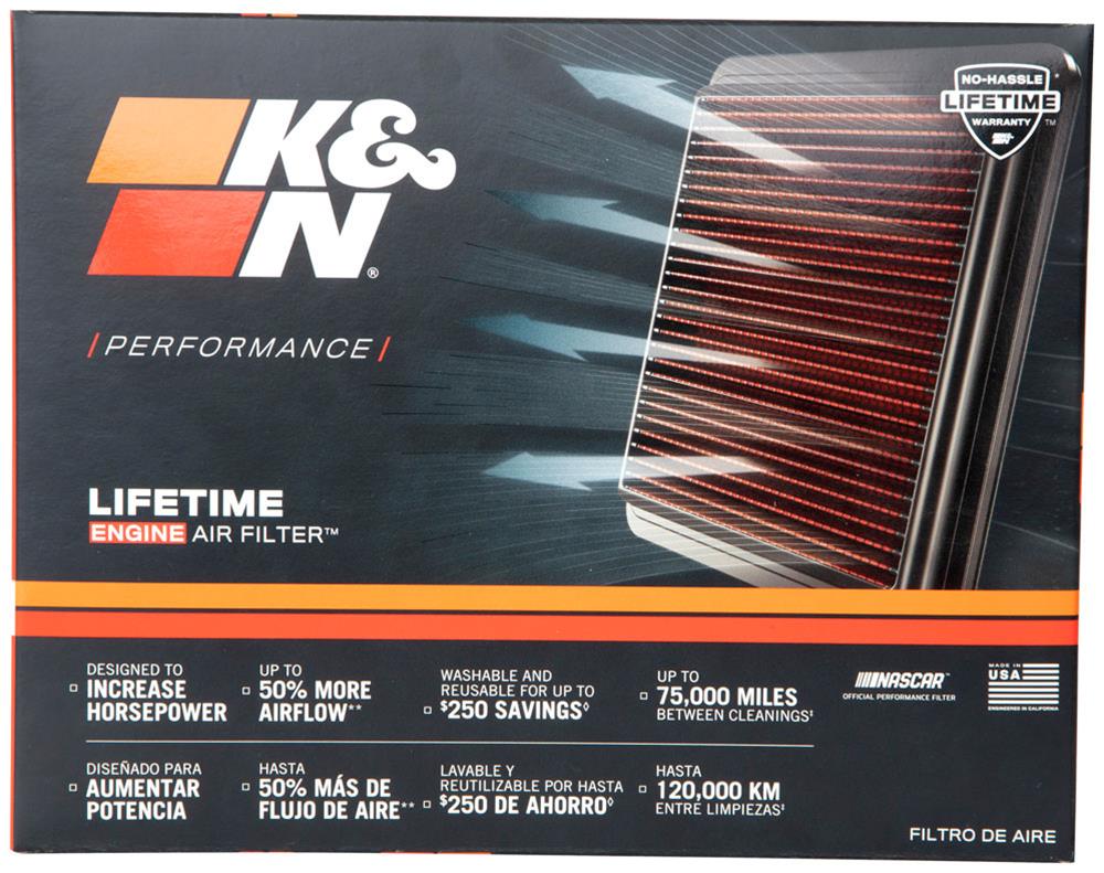 K&N KA-1008 K&N Powersports Performance Air Filters | Summit Racing