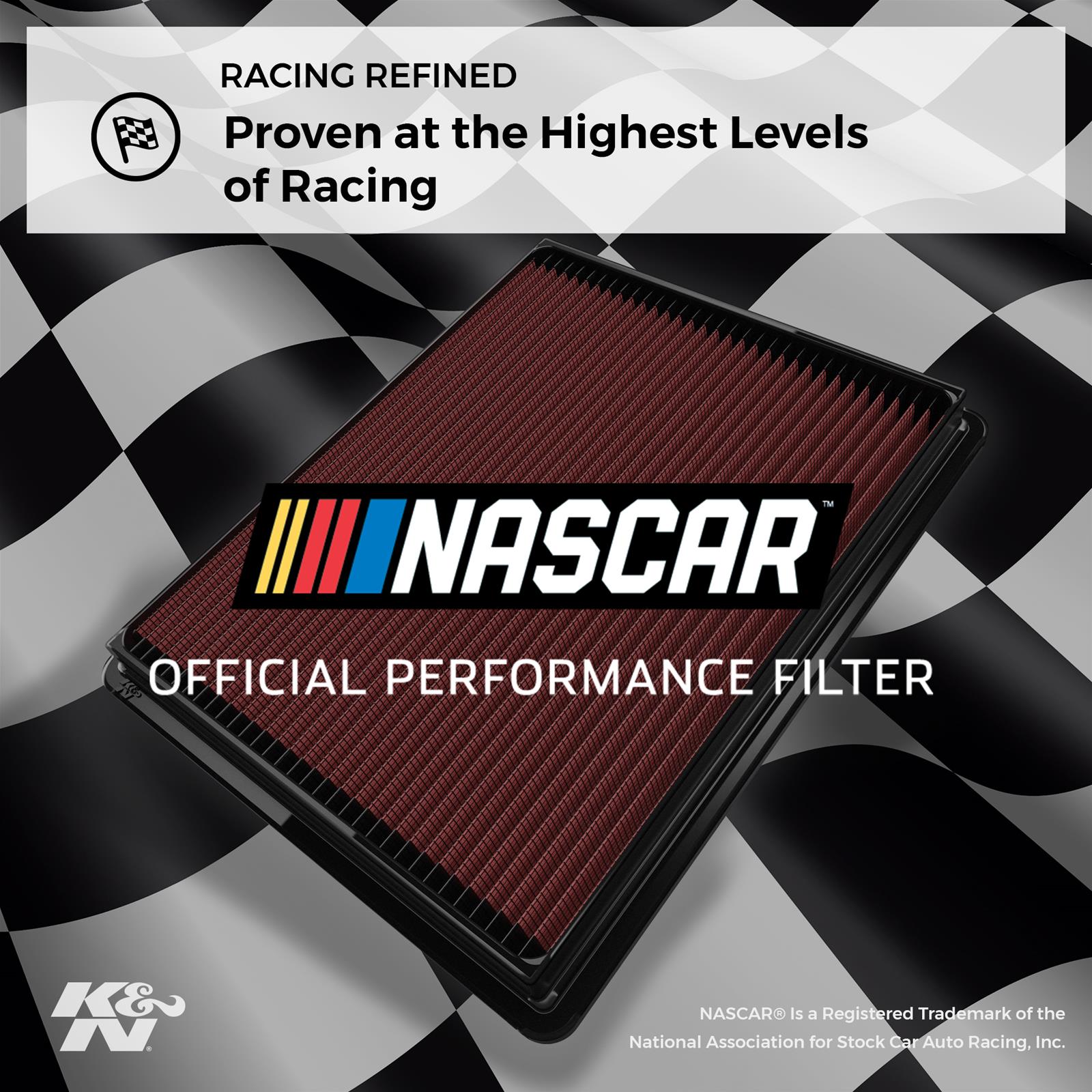 K&N 33-2525 K&N Washable Lifetime Performance Air Filters | Summit