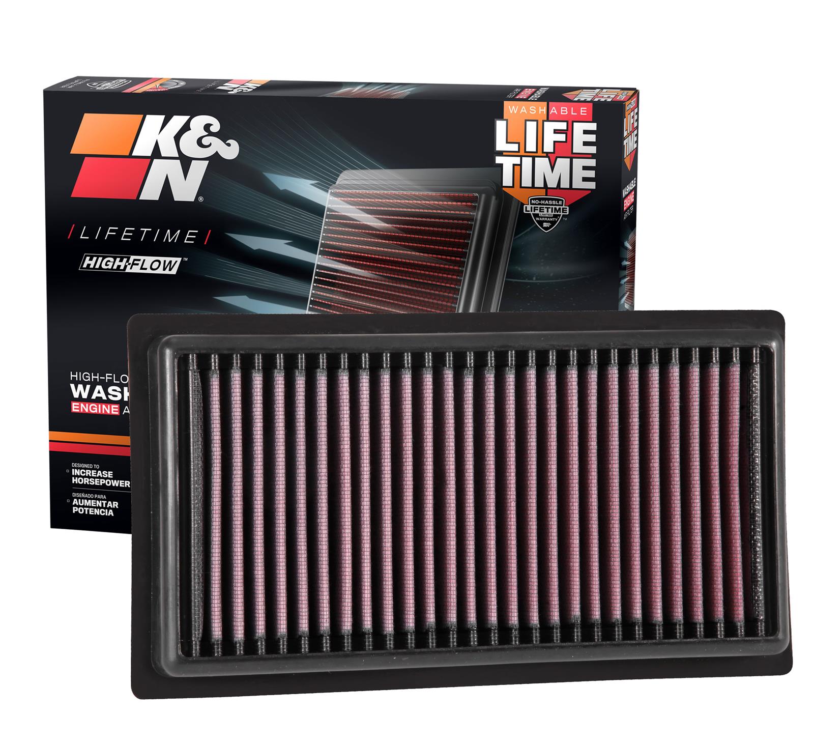 K&N 33-5060 K&N Washable Lifetime Performance Air Filters | Summit