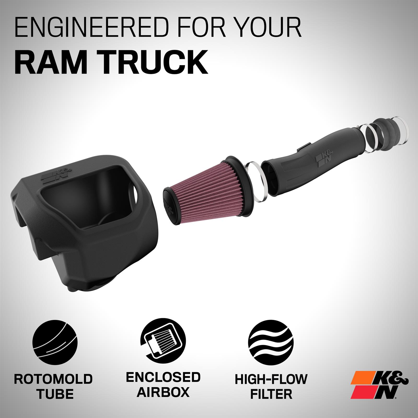 Knn Racing K&N 50-1598 K&N 50 Series NextGen Cold Air Intake Kits | Summit Racing