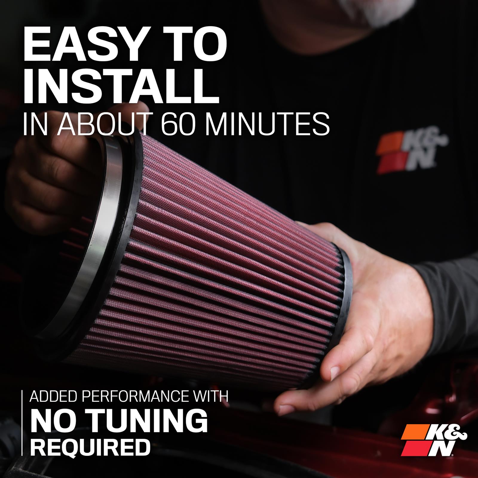 K&N RK-3956 K&N RK Series Air Filter Assemblies | Summit Racing
