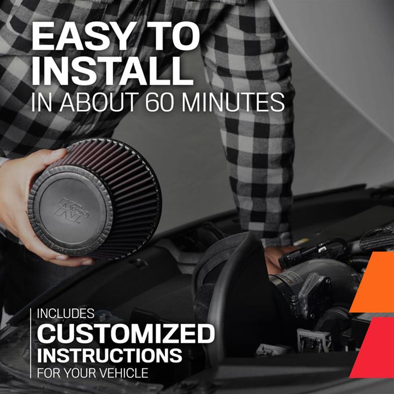 K&N 69-2526TP K&N 69 Series Typhoon Cold Air Intake Kits | Summit