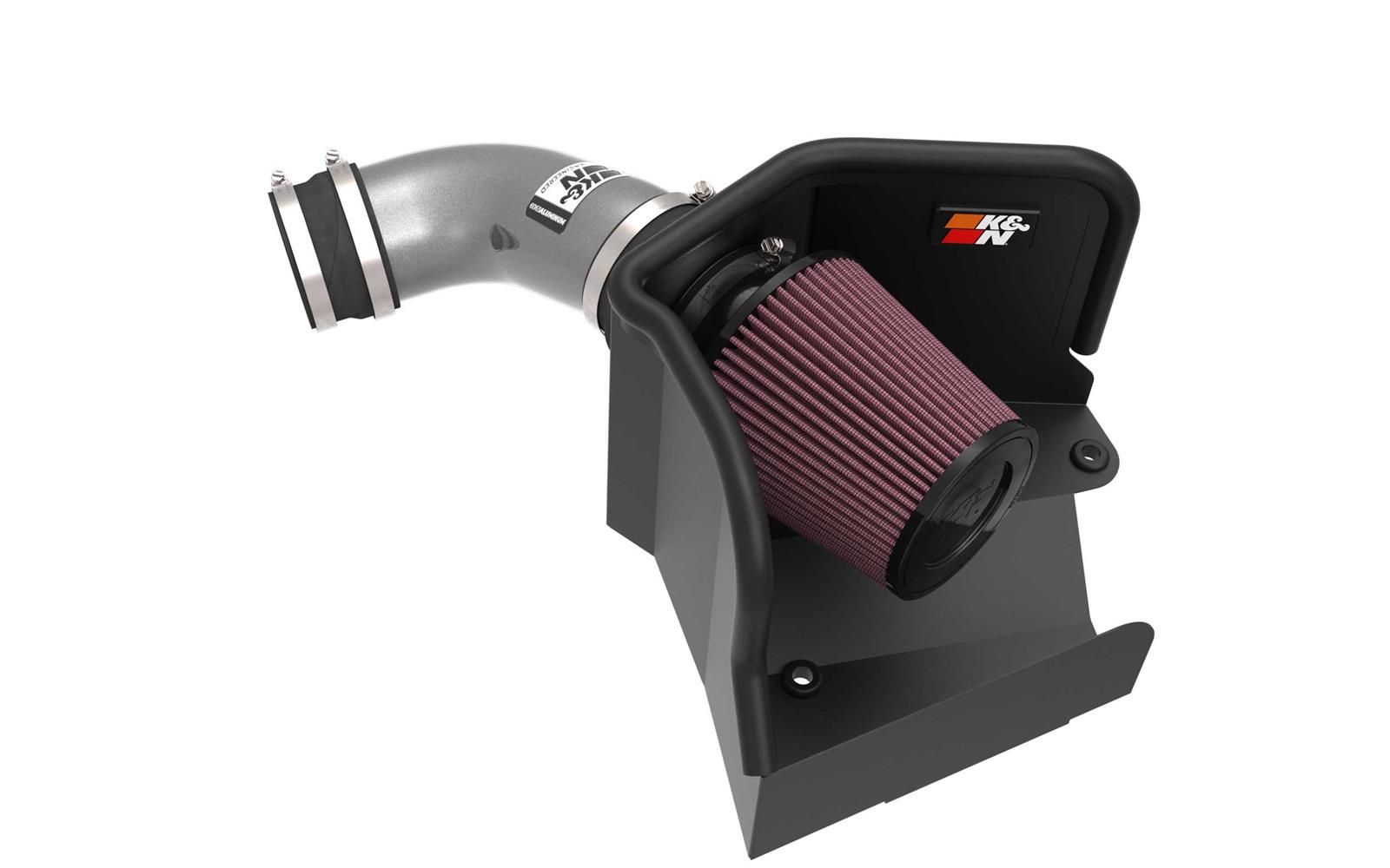 K&N 69-8612TFK K&N 06-10 Toyota Yaris L4-1.5L Flat Black Typhoon Short Ram Intake main image 0