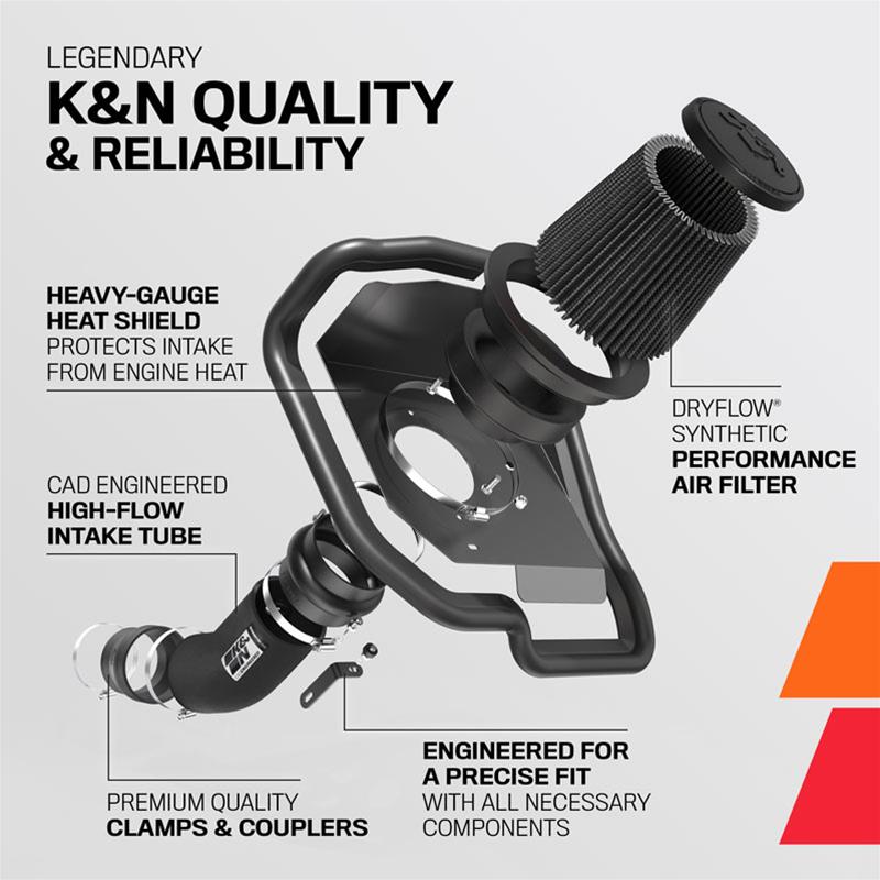 K&N 71-1542 K&N Blackhawk Cold Air Intake Kits | Summit Racing