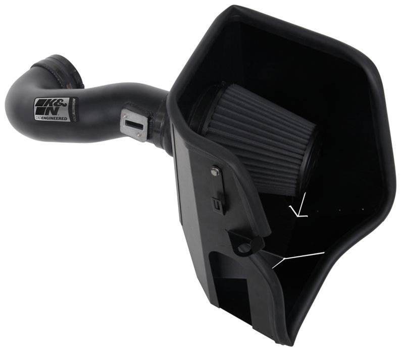 K&N 713110 K&N Blackhawk Cold Air Intake Kits Summit Racing