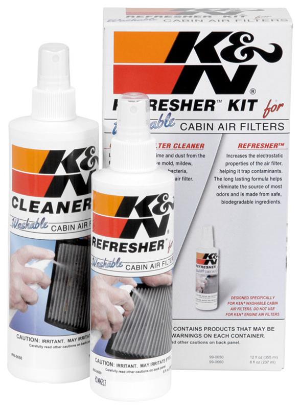 K&N 996000 K&N Cabin Air Filter Refresher Kits Summit Racing
