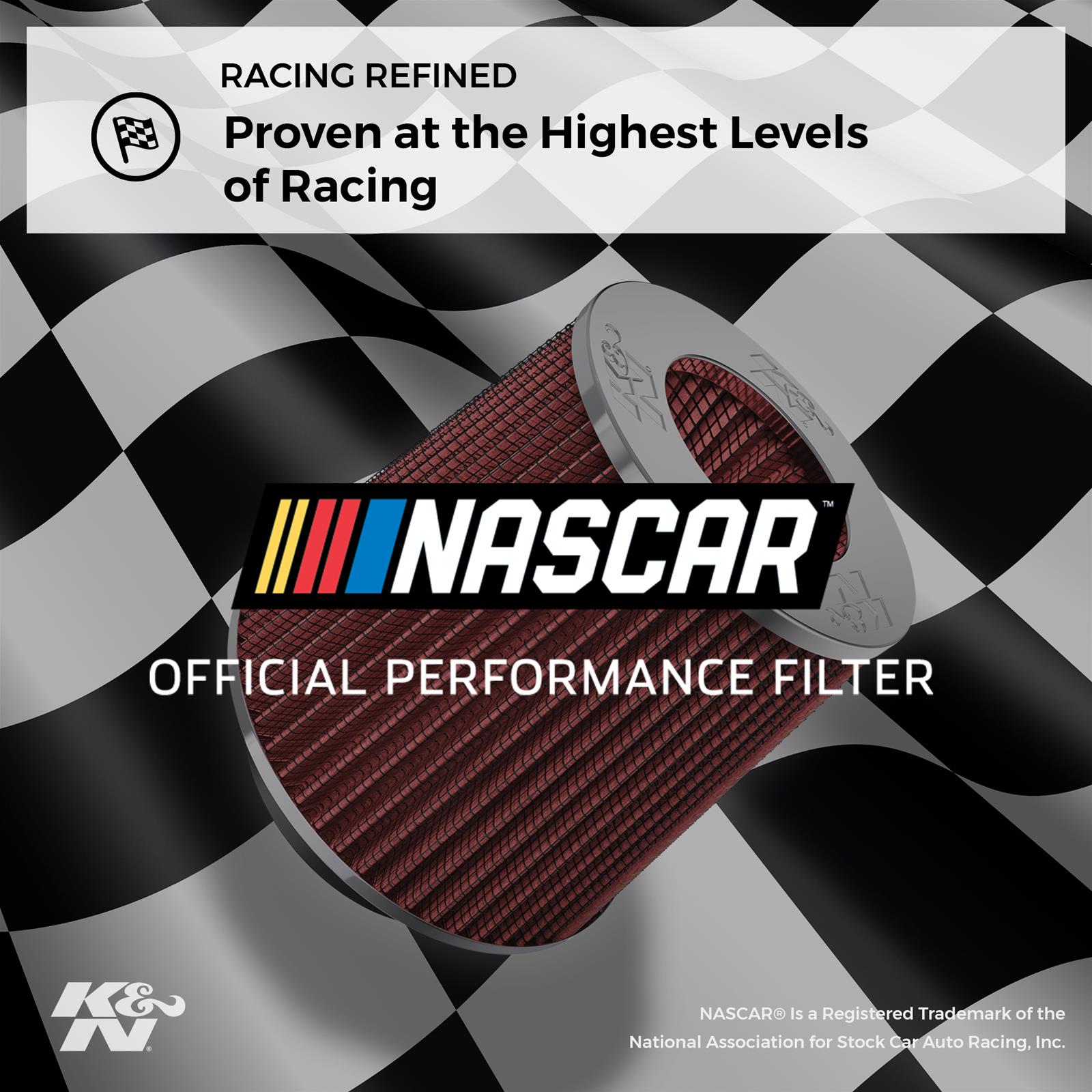 Knn Racing K&N E-1500 K&N Washable Lifetime Performance Air Filters | Summit Racing