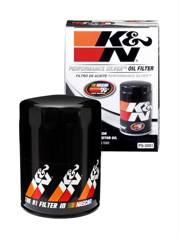 K&N PS-3001 K&N Performance Silver Oil Filters | Summit Racing