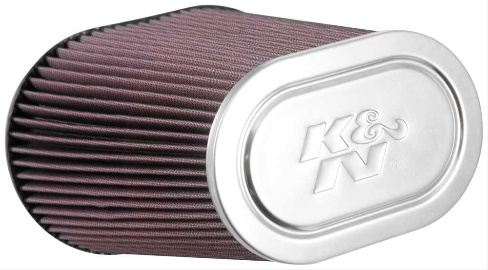 K&N Universeel Luchtfilter Konisch 60mm offset aansluiting, 132mm