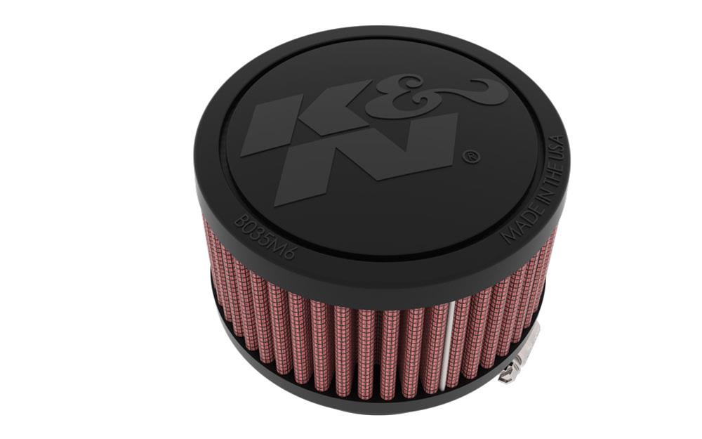 Filtro De Aire Universal K&N RU-3101HBK – Seco, Lavable, Para Coche O Moto