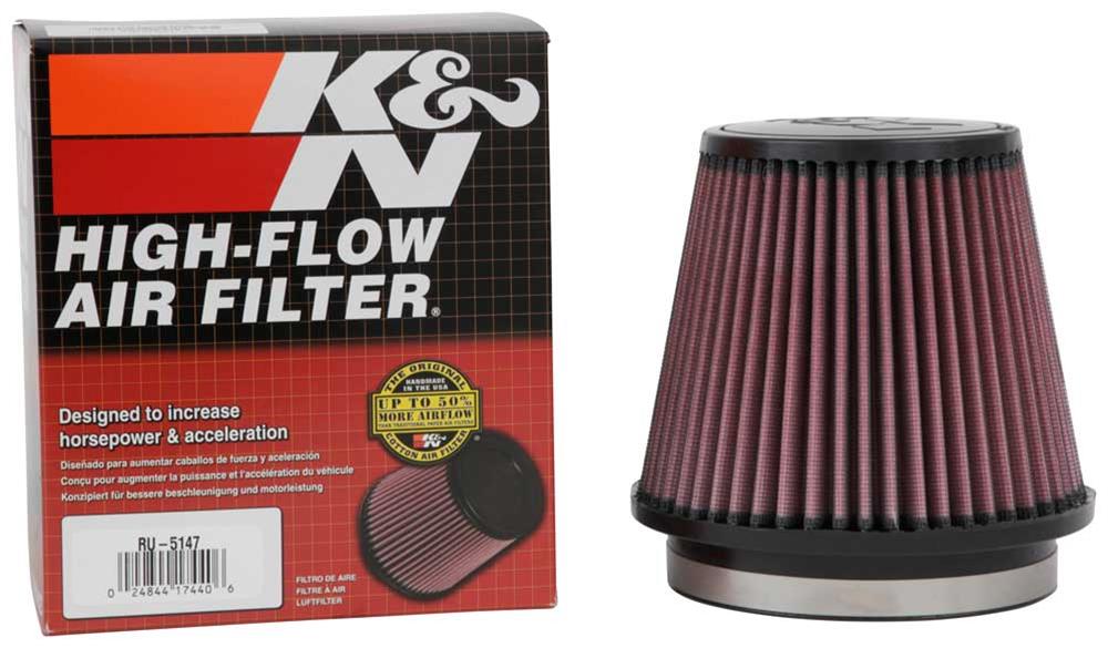 Filtro D'Aria Universale In Alluminio Induzione RAMAIR Argento 90Mm Od