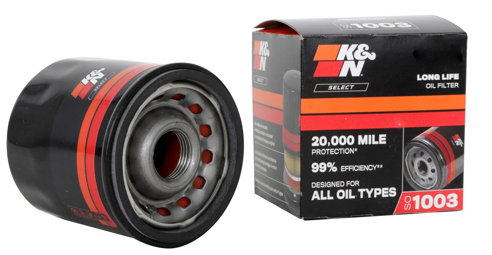 Knn Racing K&N SO-1003 K&N Select Oil Filters | Summit Racing