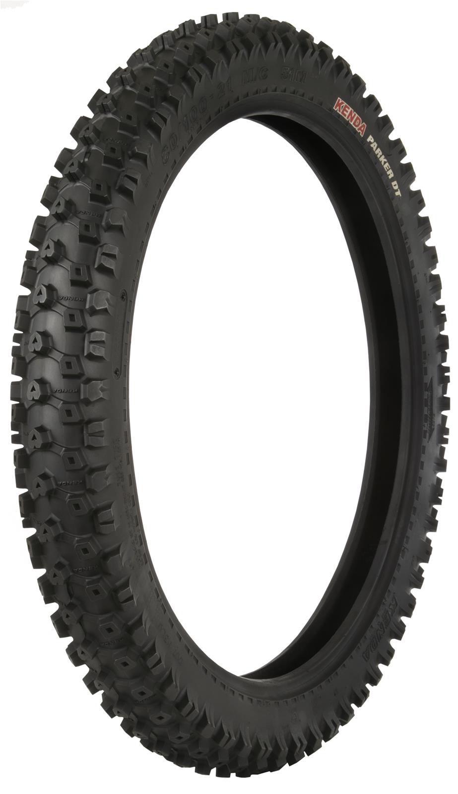 Kenda K772 Parker DT Tires 80/100-21 Tire, K772, DT, 80/100-21, Bias-Ply, Blackwall, Each