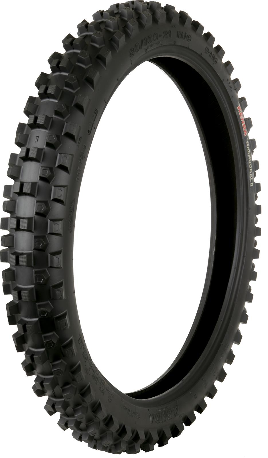 Kenda K775/K786 Washougal II Tires 80/100-21 Tire, Dirt Bike, K775/K786, II, 80/100-21, Bias-Ply, Blackwall, DOT, Tube-Type, Each