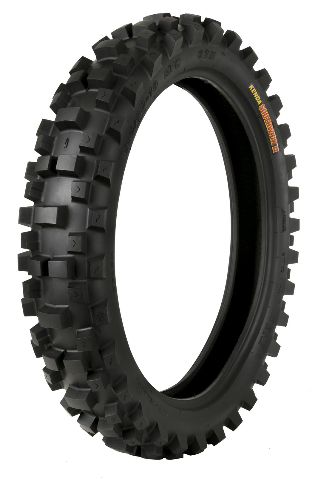 Kenda K780 Southwick ll Tires 110/90-19 Tire, Dirt Bike, K780, II, 110/90-19, Bias-Ply, Blackwall, Tube-Type, Each