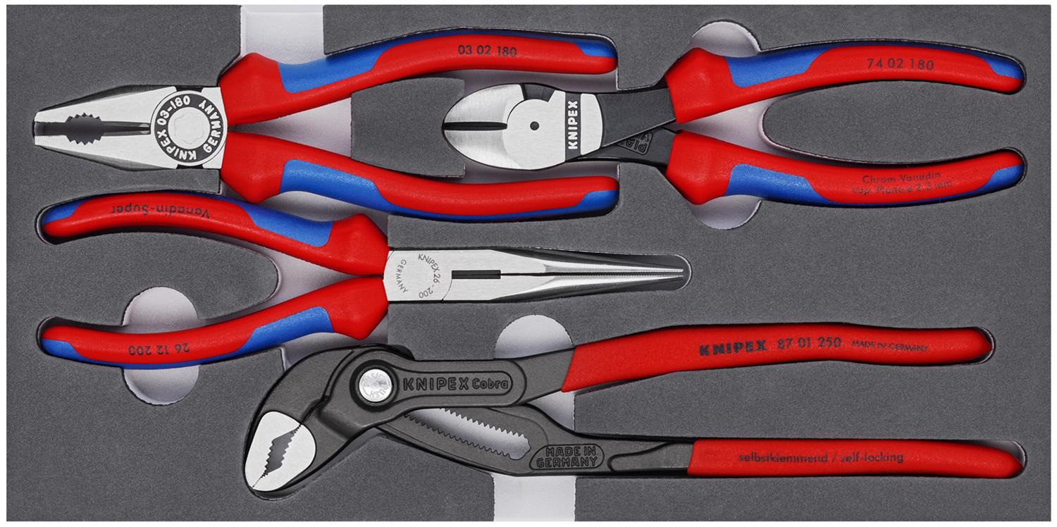 Knipex 00 01 V15 Knipex Assorted Pliers Sets | Summit Racing