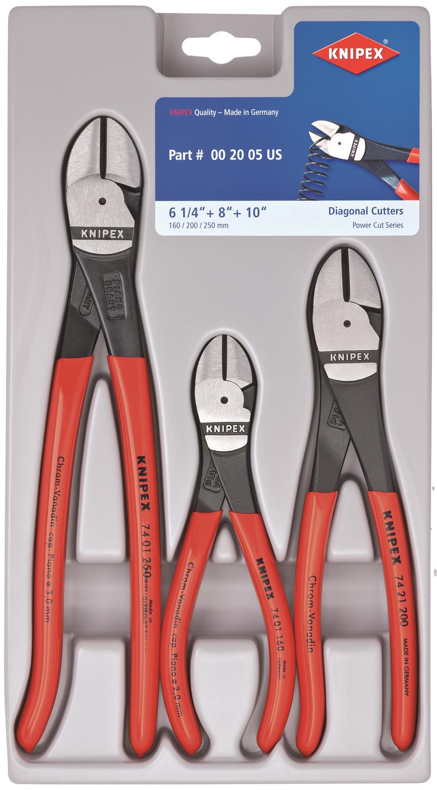 Knipex 00 20 05 US Knipex High-Leverage Diagonal Cutters | Summit Racing