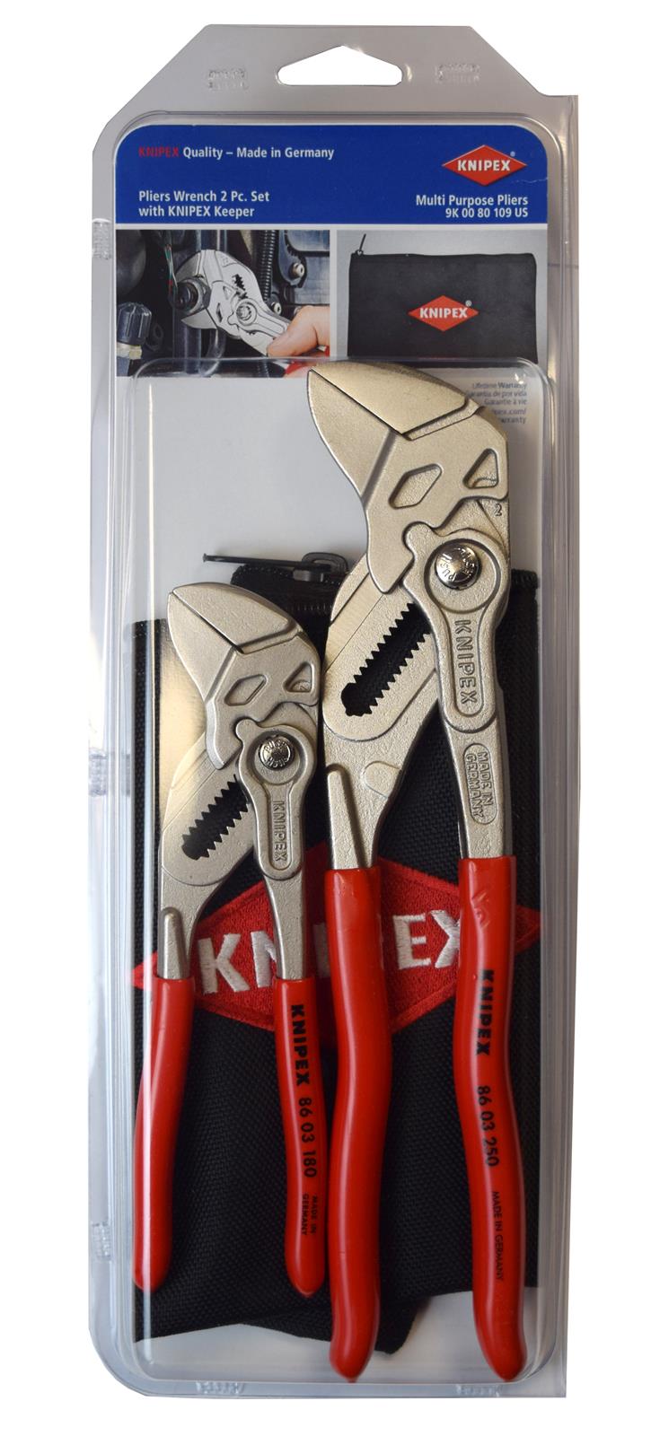 Knipex 2-Piece Pliers Wrench Set