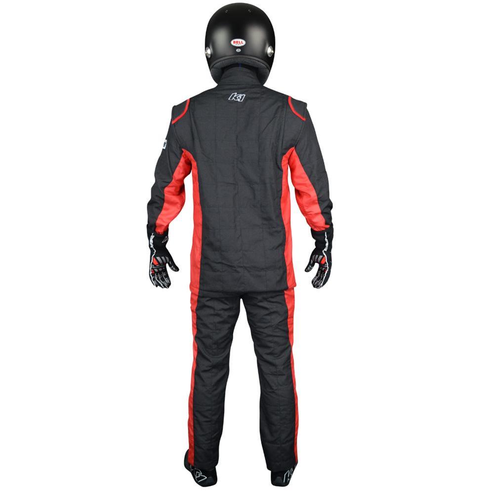 K1 RaceGear Sportsman Jackets 21-SPT-NR-XL Driving Jackets, Sportsman, Two Layers, Nomex, Black/Red, SFI 3.2A/5, Men's 2X-Large, Each thumbnail 2