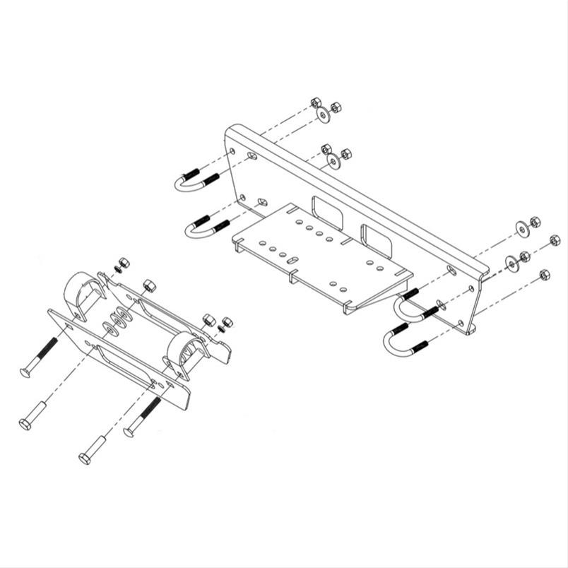 Kolpin ATV Products 251180 Kolpin Winch Mounts Summit Racing