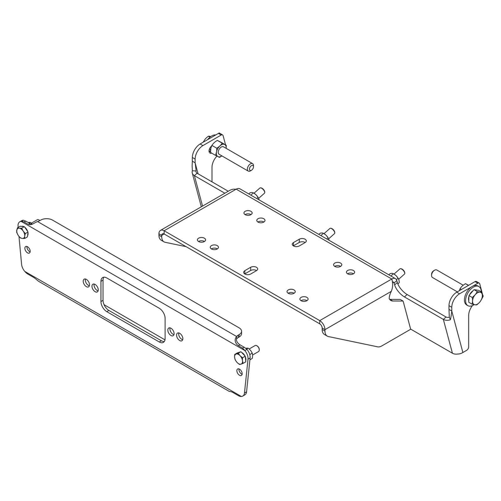Kolpin ATV Products 253300 Kolpin Winch Mounts Summit Racing