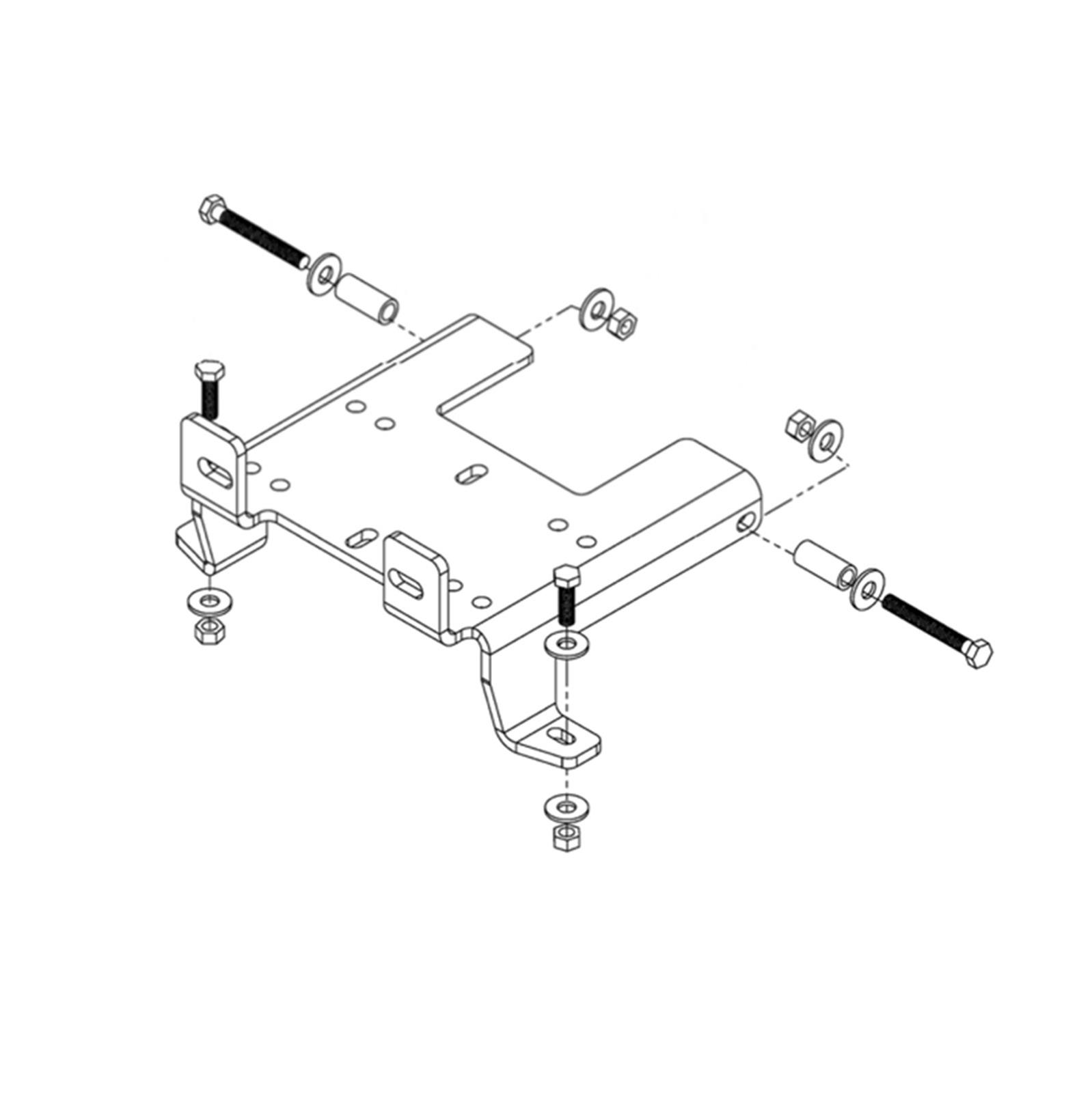 Kolpin ATV Products 257070 Kolpin Winch Mounts Summit Racing