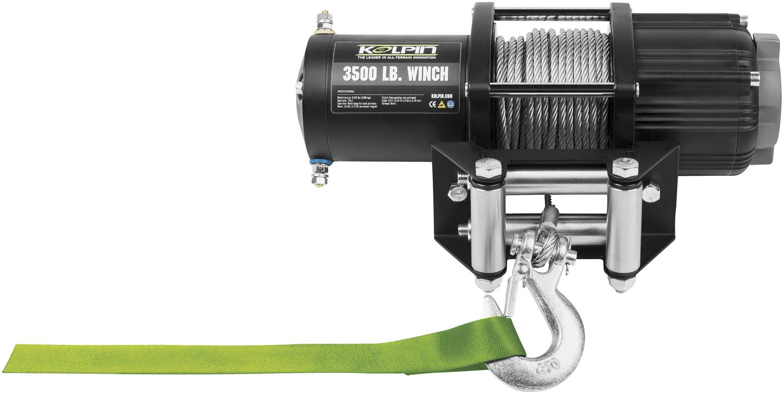 Kolpin ATV Products 259350 Kolpin 3,500 lb. Series Winches Summit Racing