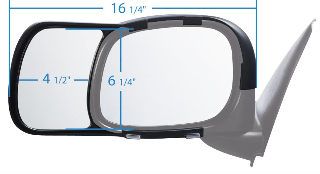 KSource 80700 K Source SnapOn Towing Mirrors Summit Racing