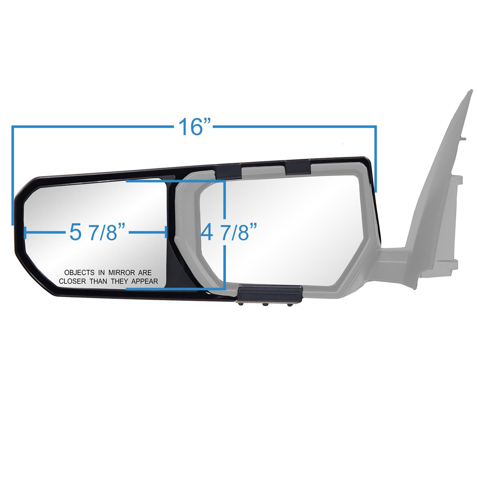 K-Source 80960 K Source Snap-On Towing Mirrors | Summit Racing
