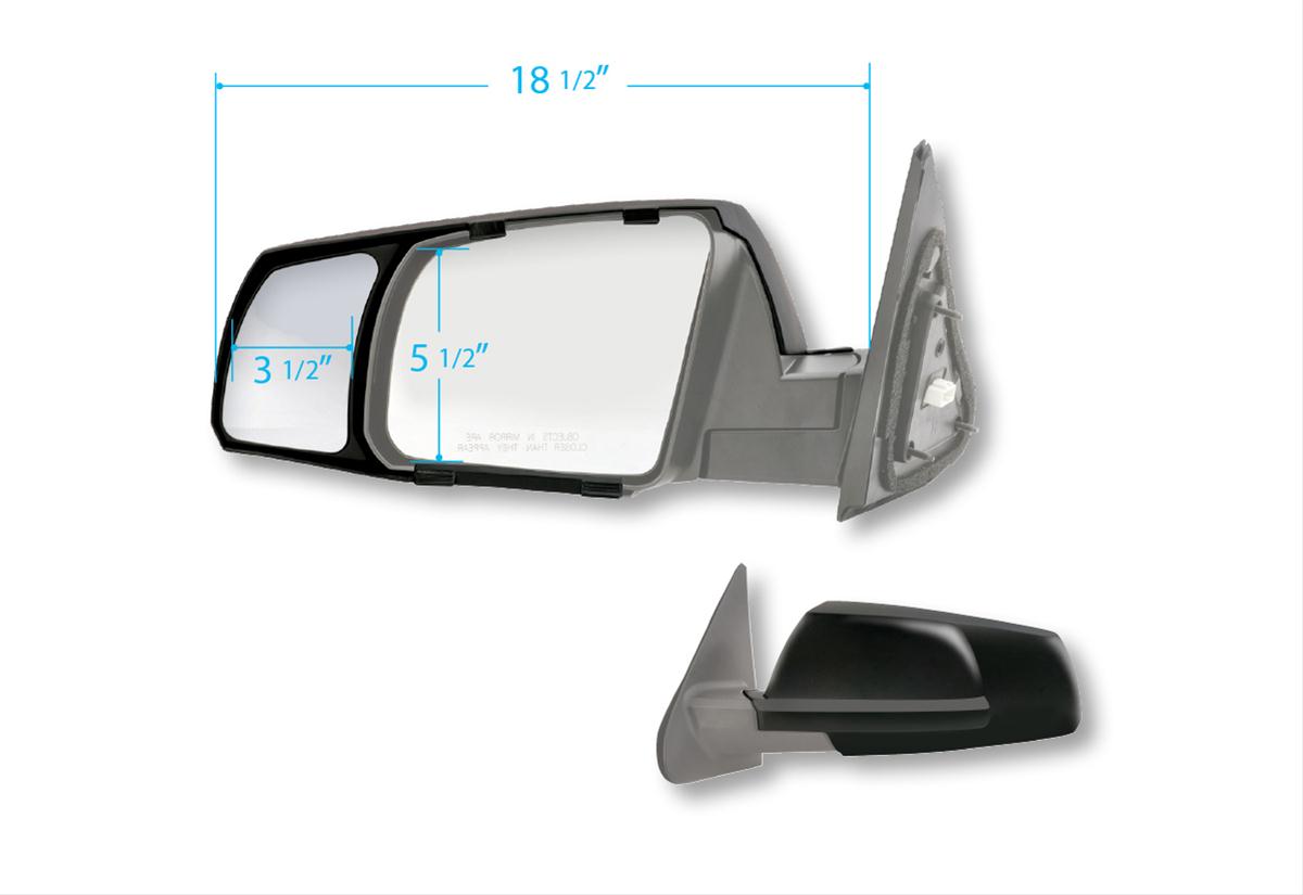K-Source 81300 K Source Snap-On Towing Mirrors | Summit Racing