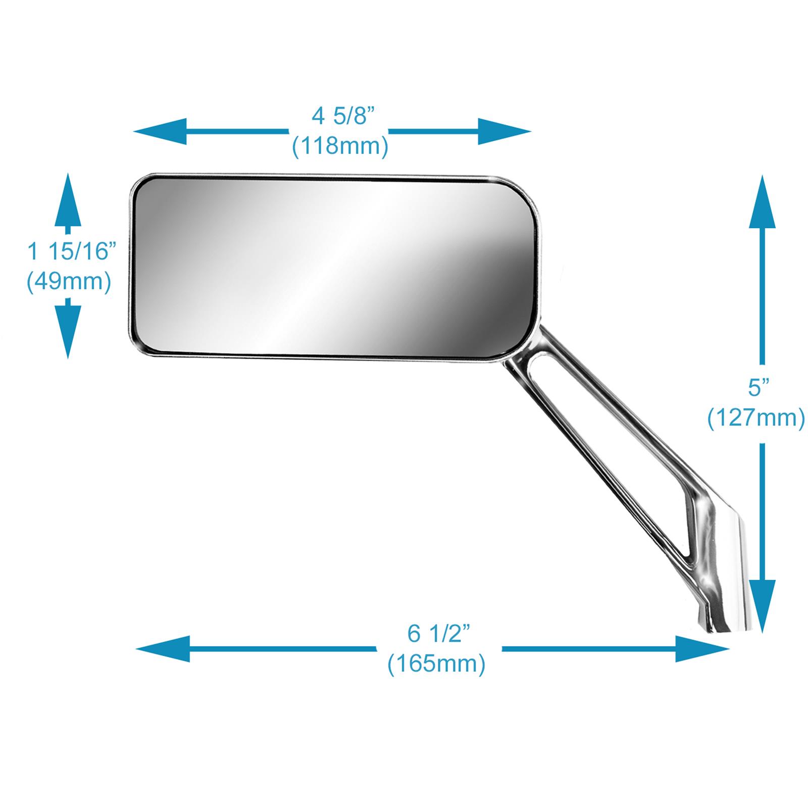K-Source 98005 K Source Motorcycle Mirrors | Summit Racing