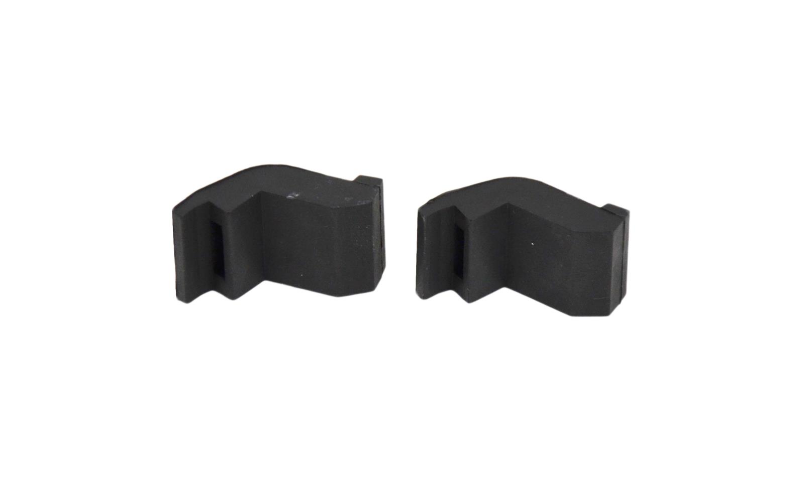 Kentrol 07-18 Jeep Wrangler JK Hood Catch Pair- Polished Silver thumbnail 3