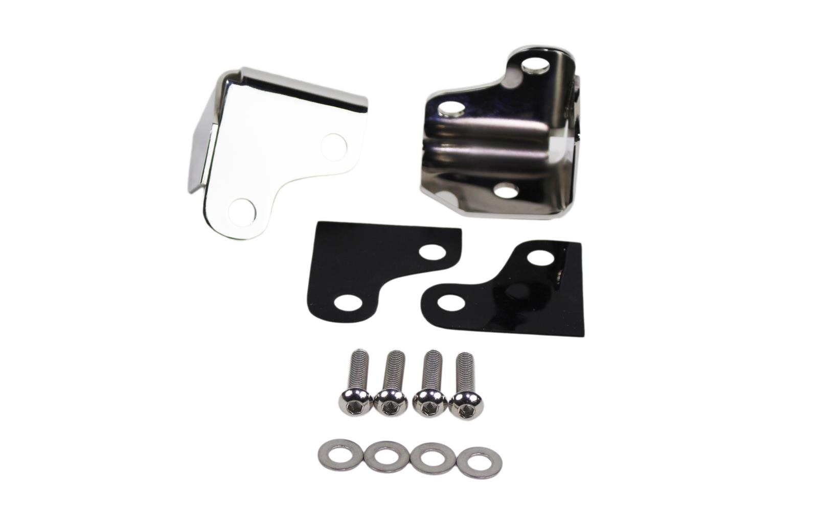 Kentrol 07-18 Jeep Wrangler JK Windshield Light Mount - Polished Silver thumbnail 3