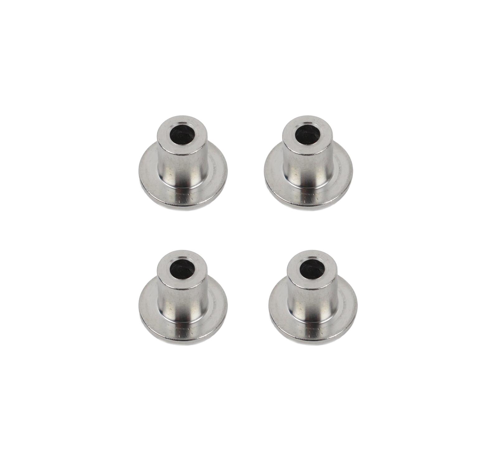 Kentrol 07-18 Jeep Wrangler JK OEM Anti-Theft Door Nuts 2 Door - Polished Silver thumbnail 2