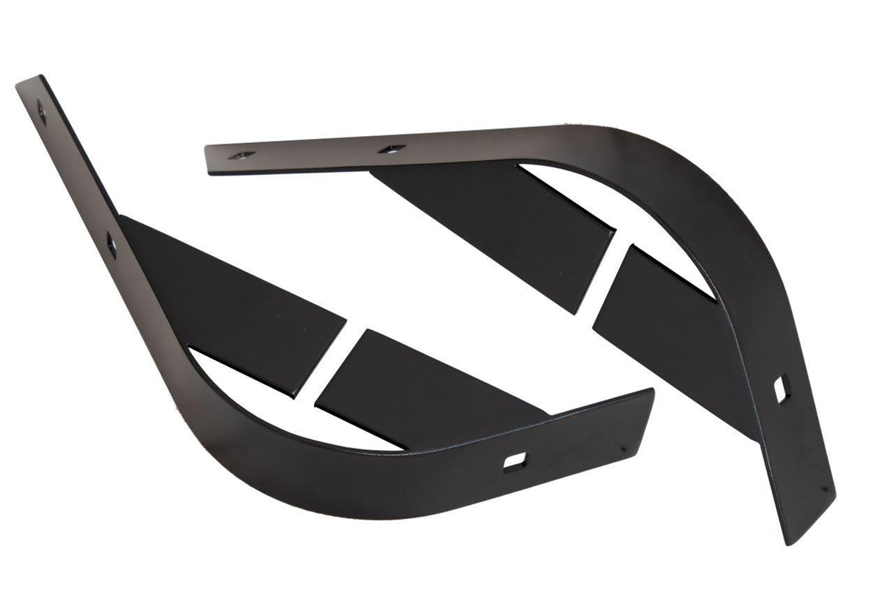 Kentrol 55-86 Jeep CJ Rear Body Guard Jeep Black Powder Coated Stainless thumbnail 2