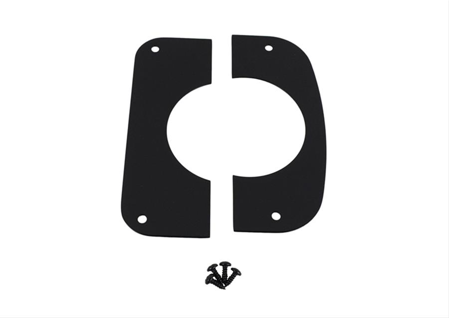 Kentrol 76-86 Jeep CJ Column Cover - Powdercoat Black