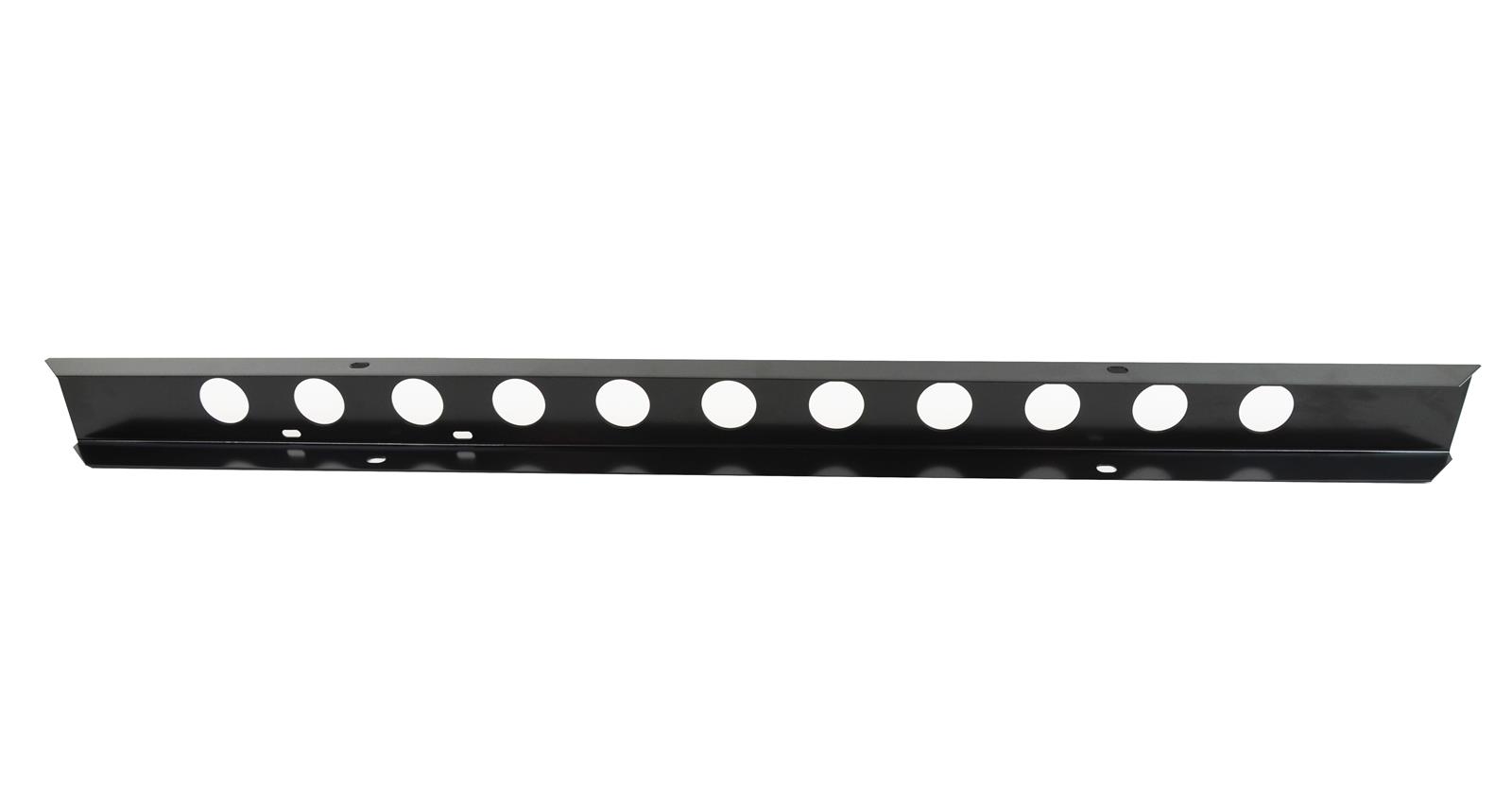 Kentrol 45-86 Jeep CJ 54 Inch Front Bumper with holes - Powdercoat Black thumbnail 2