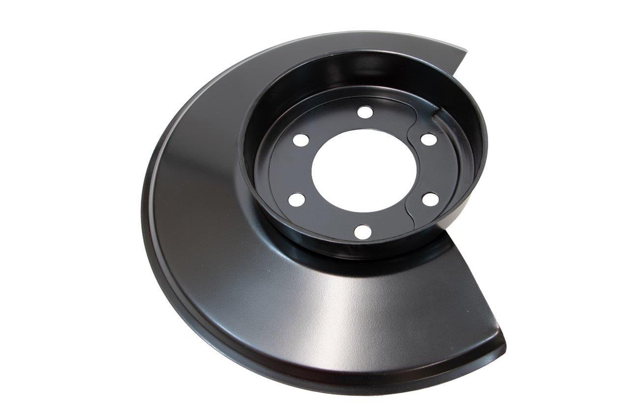 Kentrol 76-78 Jeep CJ Disc Brake Dust Cover Jeep Black Powdercoat Stainless thumbnail 3