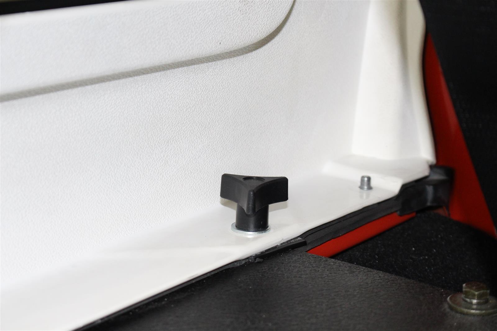 Kentrol 76-06 Jeep CJ/Wrangler YJ/TJ Door Hinge Liners 2 Door - Powdercoat Black thumbnail 3
