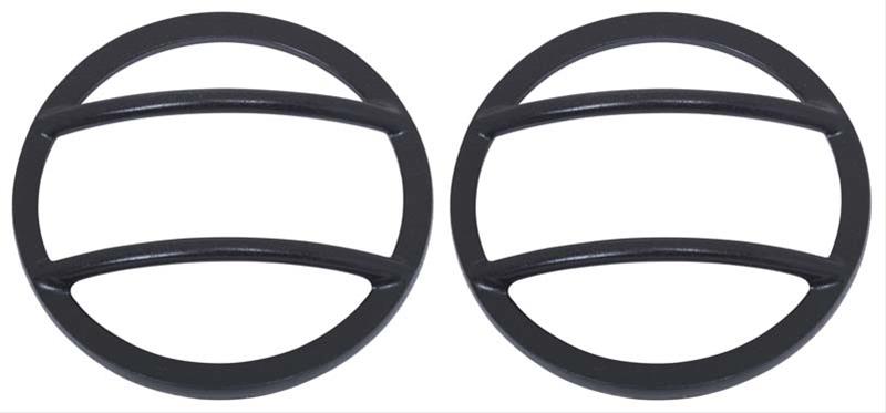 Kentrol 07-18 Jeep Wrangler JK Fog Light Cover Pair - Textured Black
