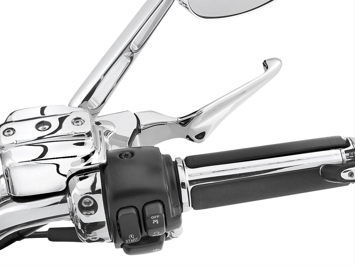 Kuryakyn Boss Blade Levers 1038 Levers, Aluminum, Chrome, Pair