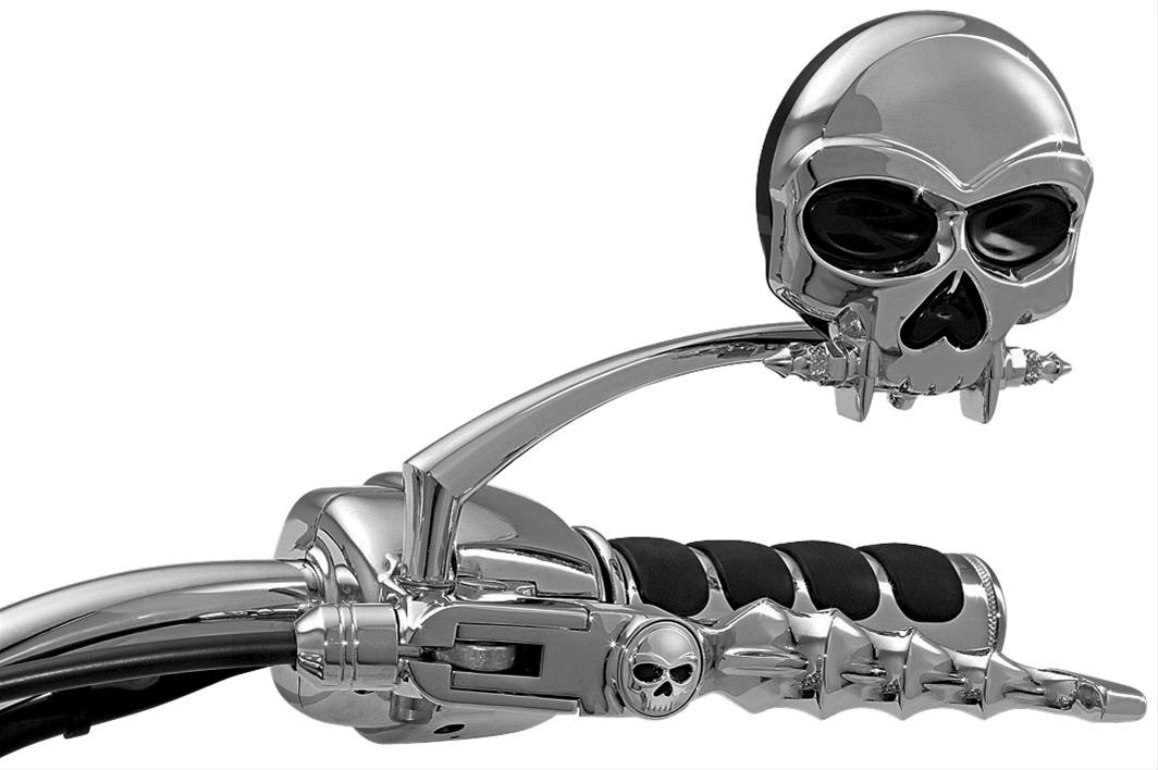 Kuryakyn Zombie Levers 1058 Levers, Aluminum, Chrome, Harley-Davidson®, Pair